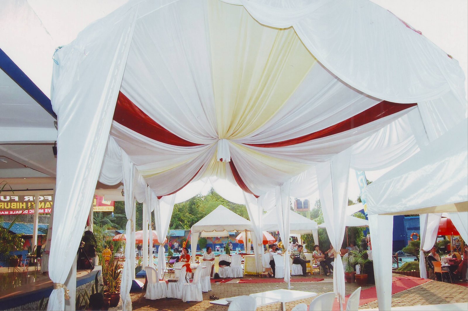 Tenda Dekorasi Serut Centris Sewa Tenda Murah